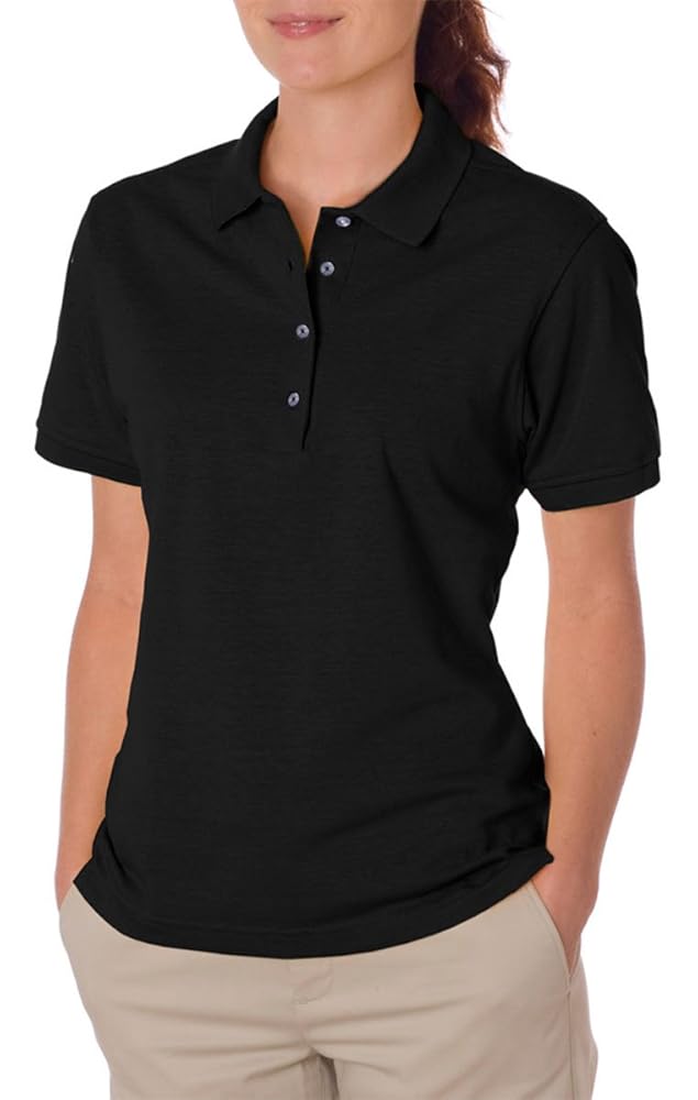 Ladies 50/50 Jersey Polo by Jerzees at Amazon Women's